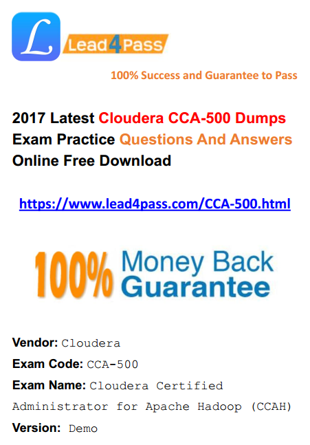 CCA-500 dumps