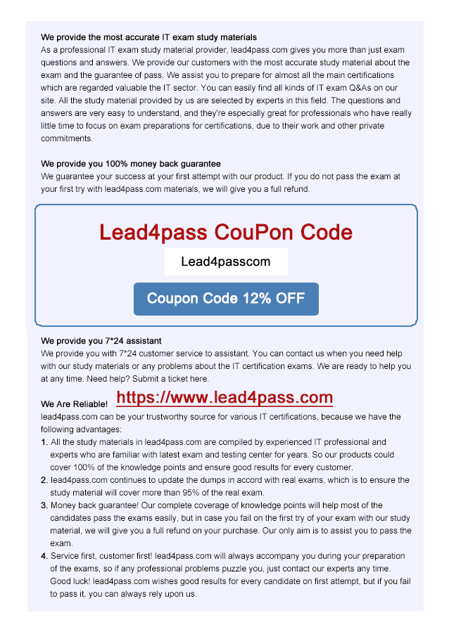 lead4pass 500-651 dumps